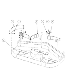 General Assembly Diagram and Parts List for 19A70016100 48-Inch Cub Cadet Lawn Tractor